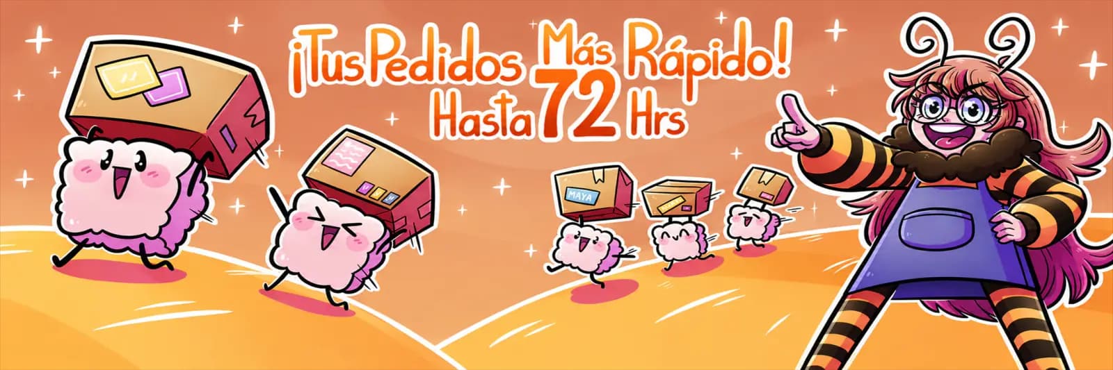Pedidos rápidos de productos veganos en Carrito de Maya con despacho hasta 72 horas