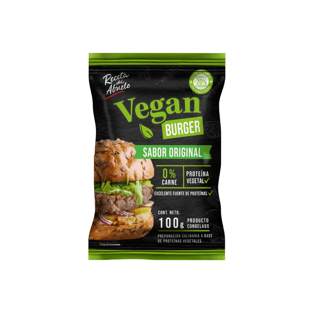 Vegan Burger 100g – Receta del Abuelo