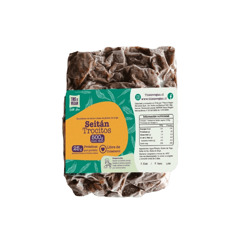 Seitán en Trocitos 500g – This is Vegan