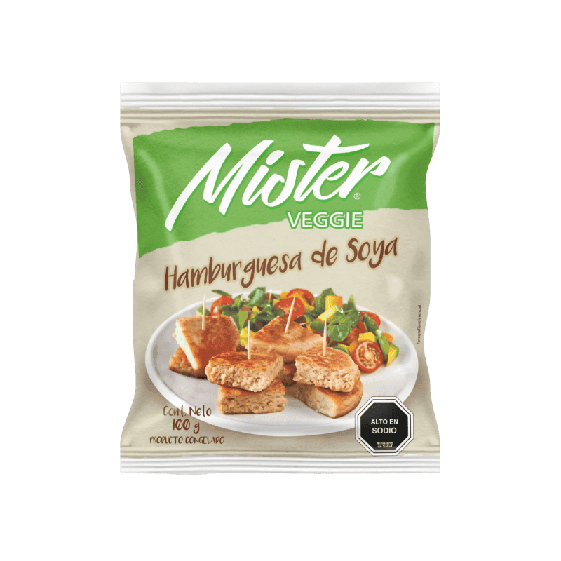 Hamburguesa Vegetal de Soya 100g – Mr Veggie