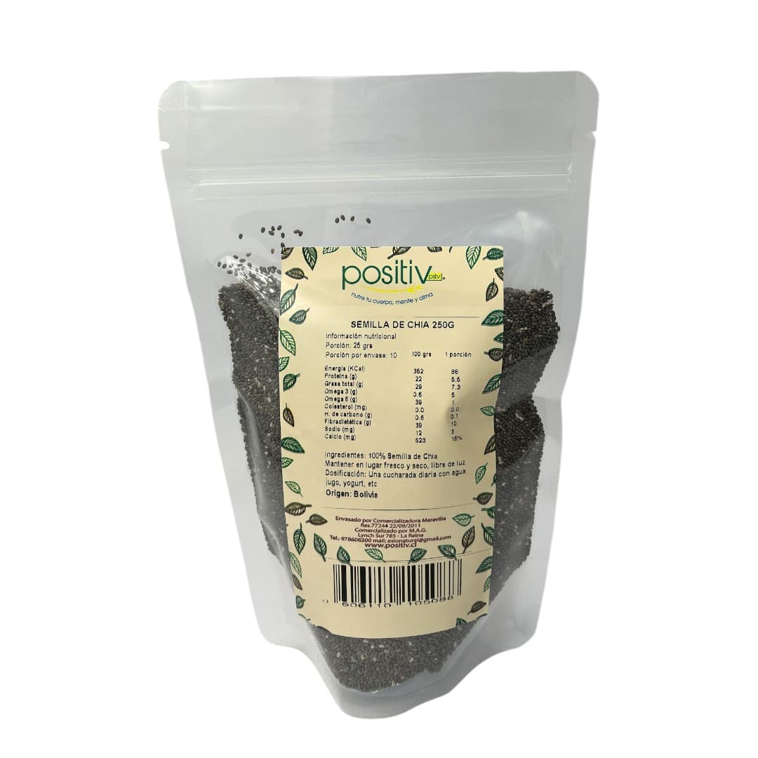 Semilla de Chía entera 250g – Positiv