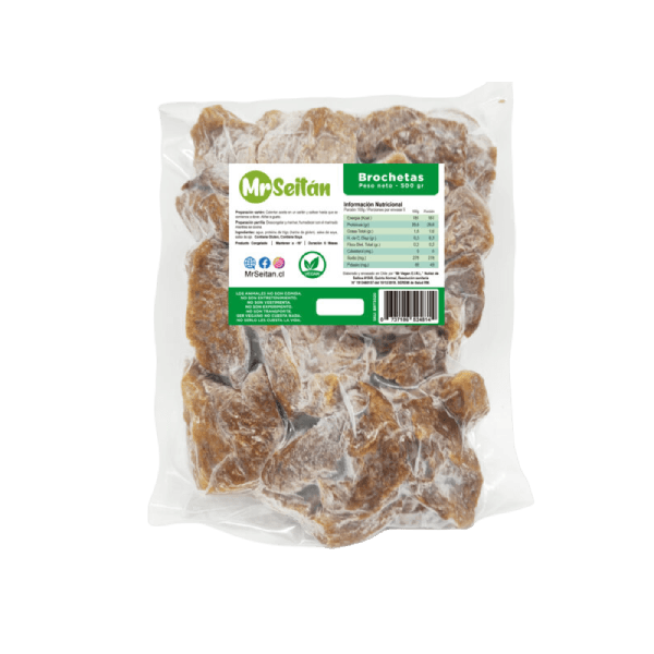 Seitán Brocheta 500g – Mr. Seitán