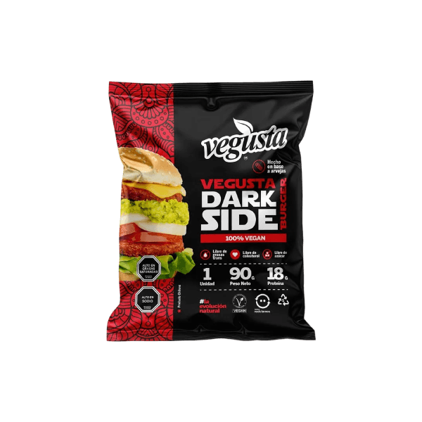 Hamburguesa Dark Side 90g – Vegusta
