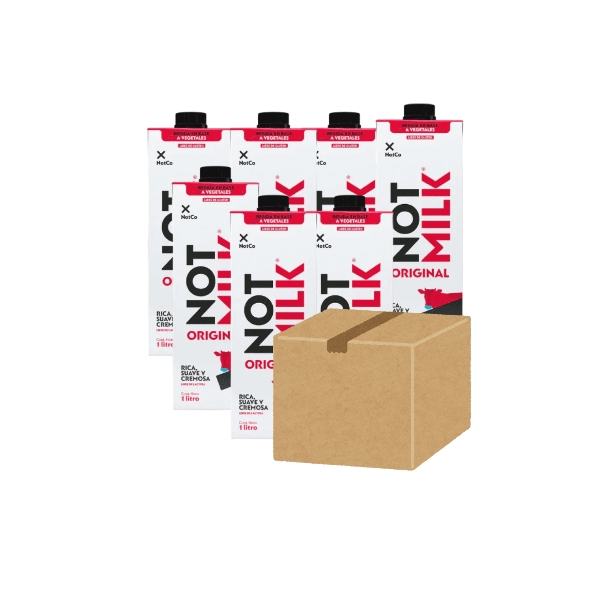 Caja 12 Unidades Not Milk Original Fortificada con B12 1L – Not Co