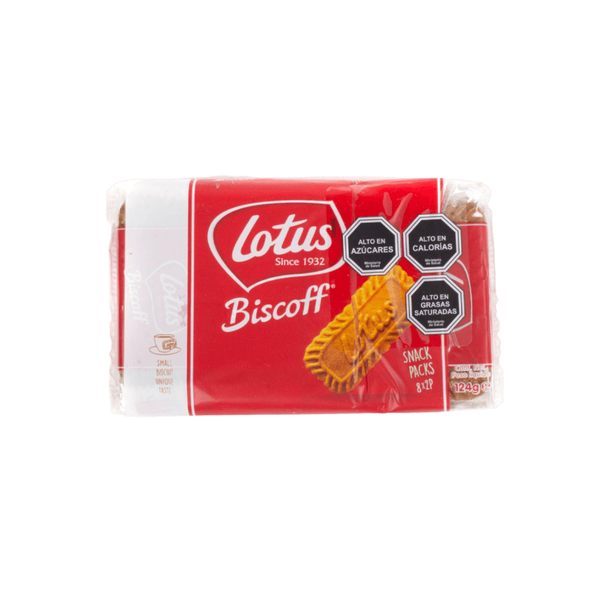 Galletas Biscoff Lotus Caramelo 124 g- Lotus