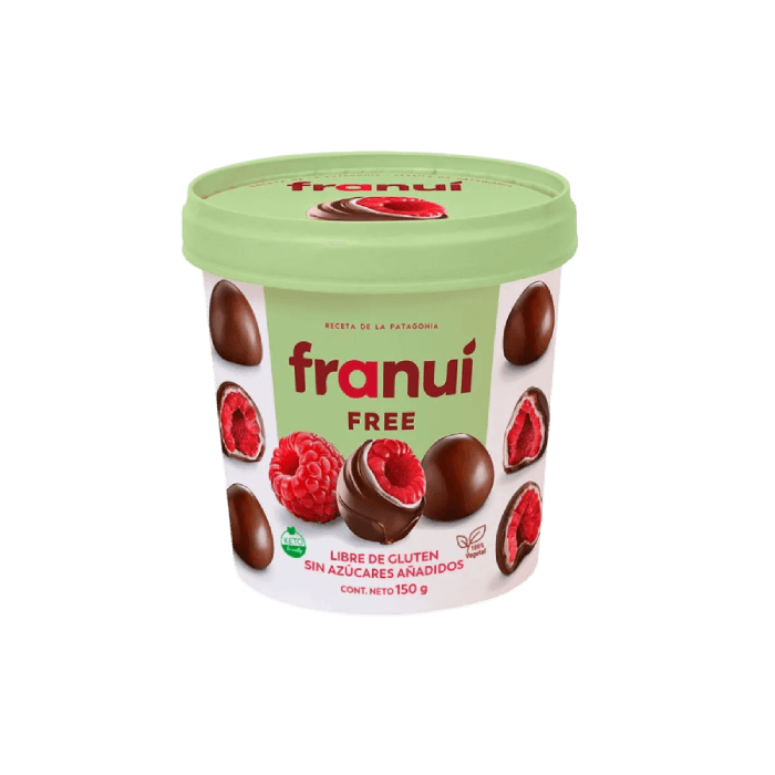Bombón Chocolate Frambuesa 150g – Franui