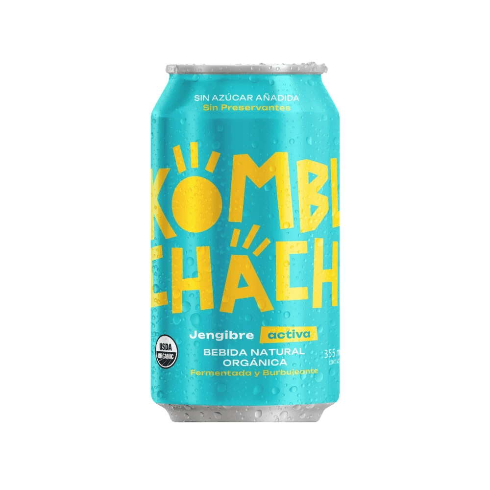 Kombucha Zero Jengibre 355 mL – Kombuchacha