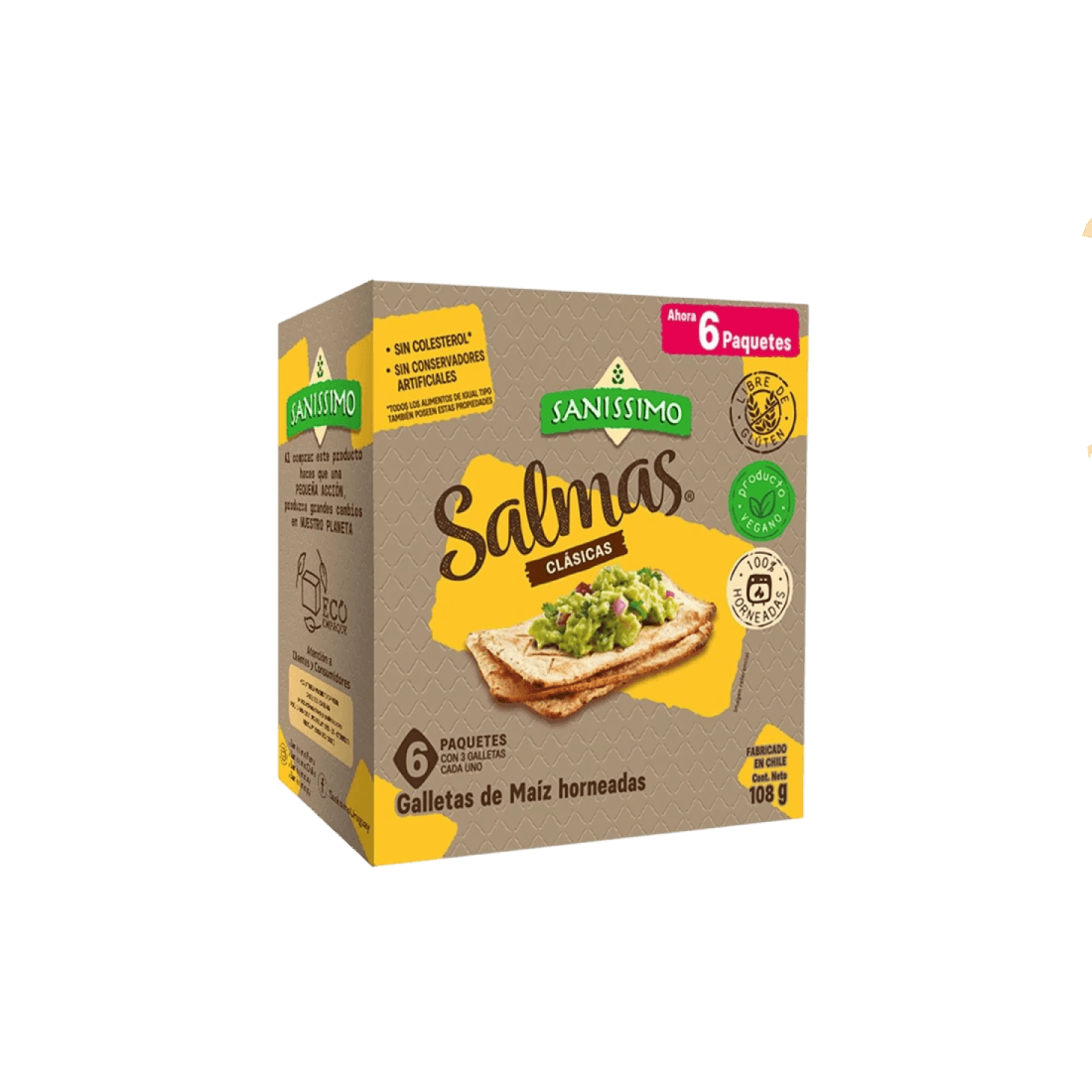 Galletas Salmas Clásicas 108g – Sanissimo