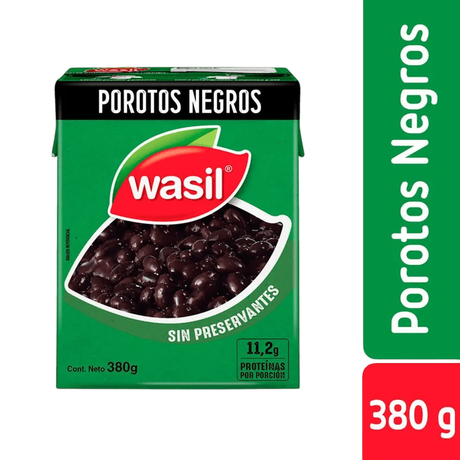 Porotos negros 380g – Wasil