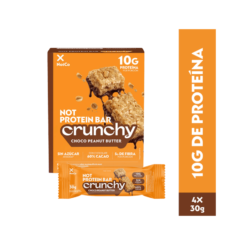 Not Protein Bar Crunchy Choco Peanut Butter 120g – NotCo