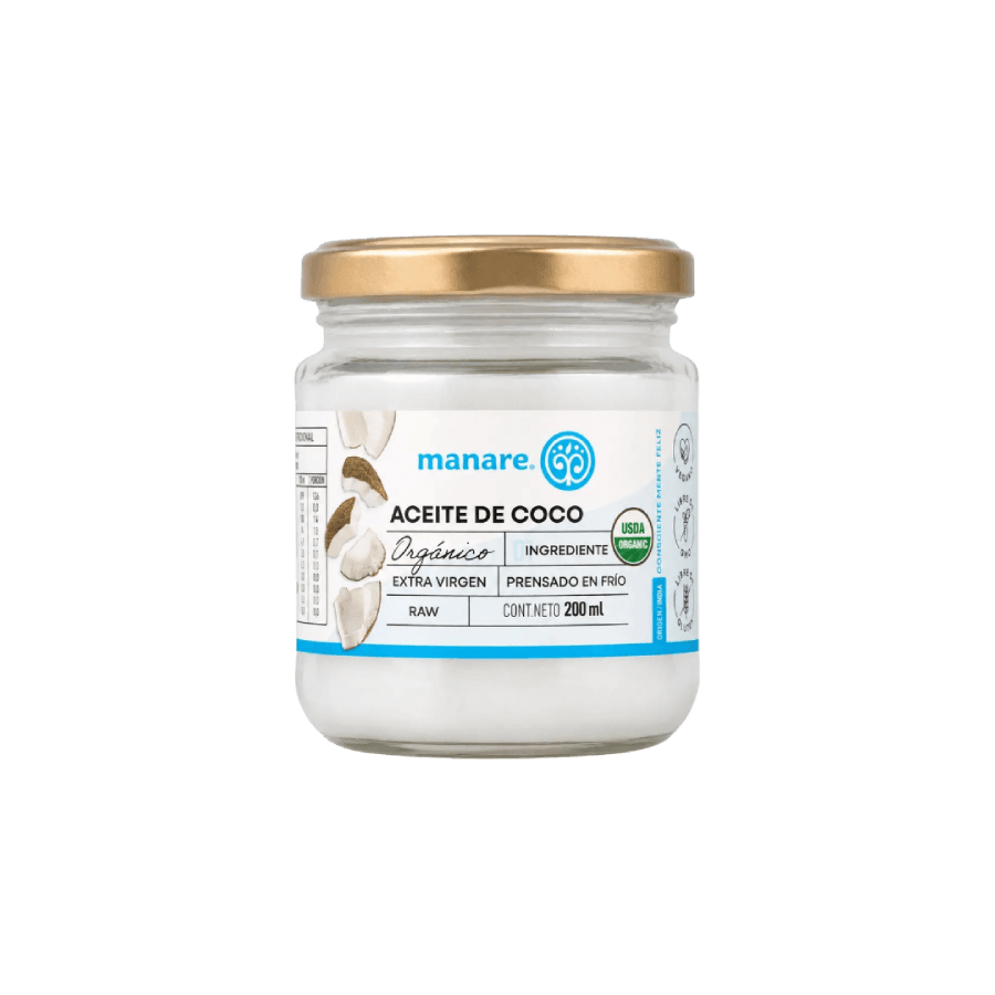 Aceite de coco orgánico – Manare 200mL
