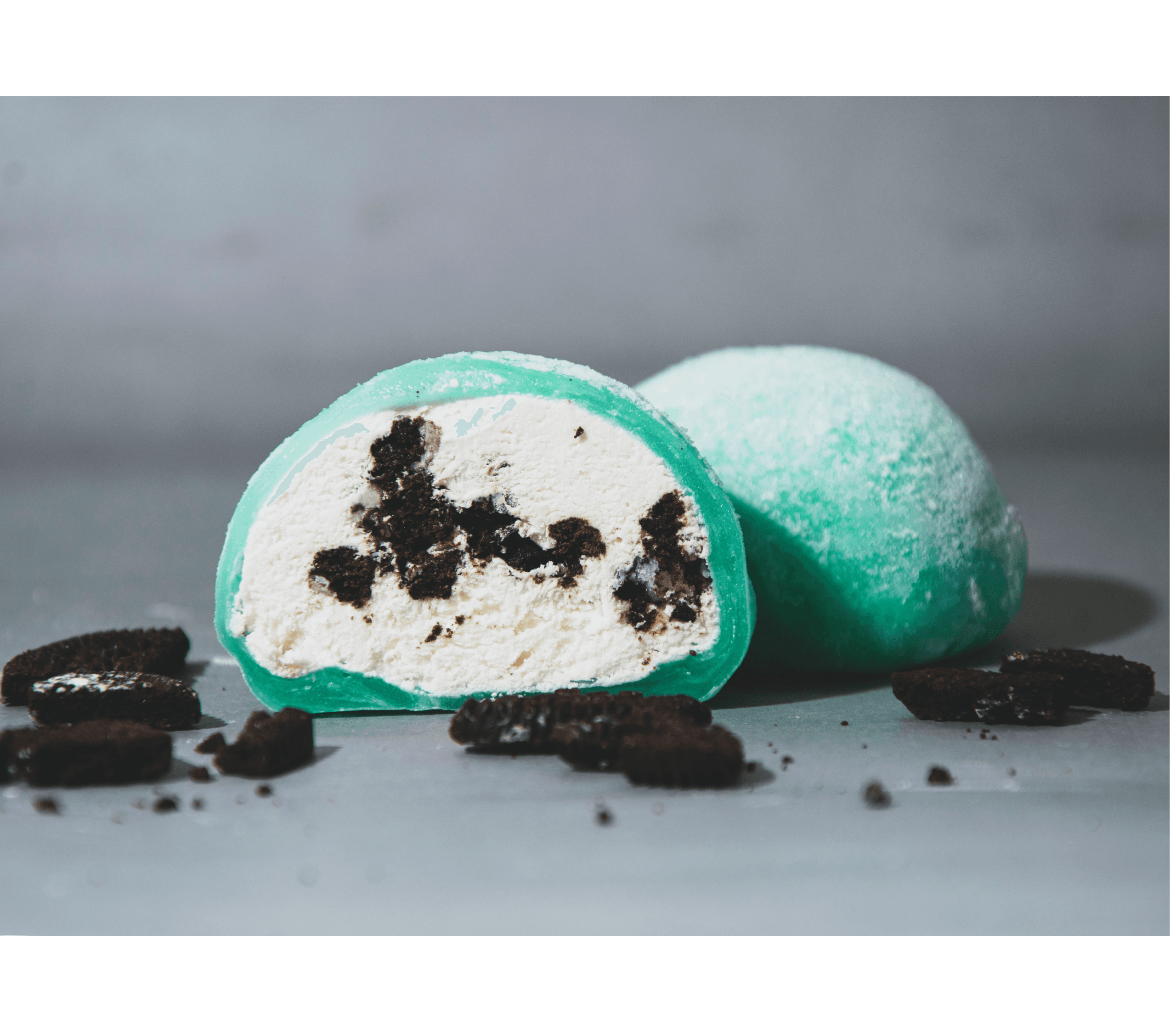 Mochi Helado Vegano Coockies and Cream – Dulces Rufiko